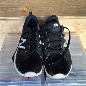 New Balance Black and White Athletic Shoes